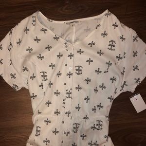 Black&White JUNKFOOD Dress - Blondie Camp Funtime